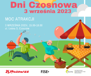 Read more about the article Fundacja Inicjatyw Społeczno-Ekonomicznych Współuczestniczy w Pikniku „Dni Czosnowa”￼