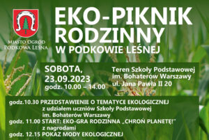 Read more about the article Zapraszamy na kolejny piknik w Podkowie Leśnej!￼